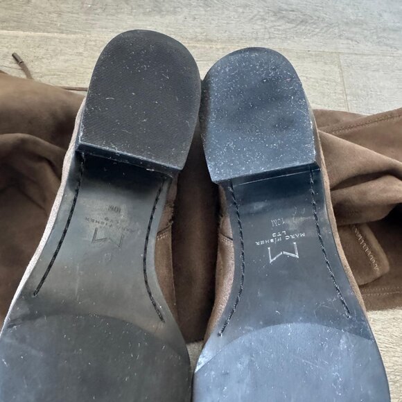 MIA Brown Suede Knee-High Boots | Flat Low Heel | Size 9.5 - Picture 7 of 10